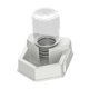 thumbnail image 3 of Comedero para reptiles, dispensador de agua, suministros para mascotas, reutilizable, portátil y creativo. Blanco, 3 of 9