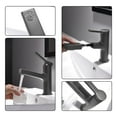 thumbnail image 5 of SSZMDLB under $5 Bathroom Faucet, Sink Faucet with Supply Lines, Single Handle Vanity Faucet, 1 or 3 Hole Installation for Bathroom Wash Basin Kitchen Installation, 5 of 6