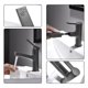 thumbnail image 5 of Grifo de baño con manija, grifo para lavabo, grifos para lavabo con líneas de suministro, grifo de baño negro de 1 o 3 orificios., 5 of 6