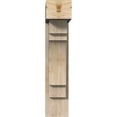 thumbnail image 2 of Ekena Millwork 7 1/2"W x 24"D x 36"H Merced Block Smooth Bracket w/ Offset Brace, Douglas Fir, 2 of 25