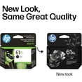 thumbnail image 2 of HP 61XL Black High-Yield Ink Works with DeskJet 2050, 2540, 3050, 3510; Envy 4500; OfficeJet 2620, 4630 CH563WN (Sold without manufacturer warranty), 2 of 4
