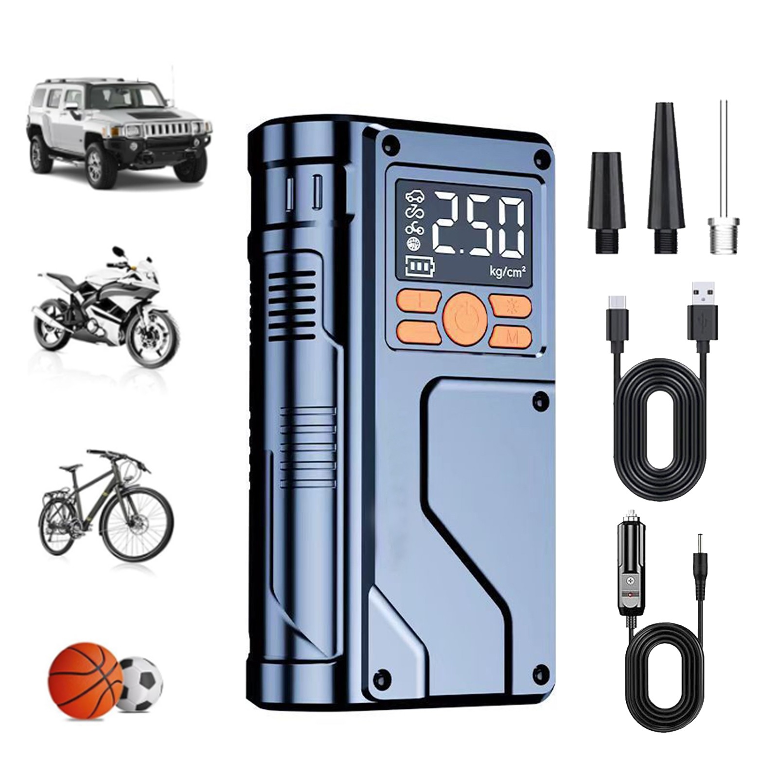 JikoIiving Clearance! Wireless Models Car Inflatable Pump Intelligent ...