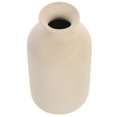 thumbnail image 4 of Frosted Flower Vase Decorative Ceramic Farmhouse Vase Home Decor Office Decor Beige 1Pcs, 4 of 5