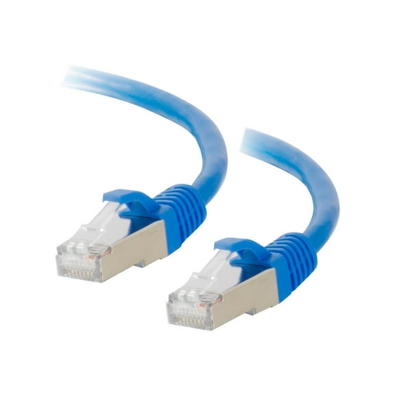 C2G 50ft Cat5e Snagless Shielded (STP) Ethernet Network Patch Cable - Blue - patch cable - 50 ft - blue