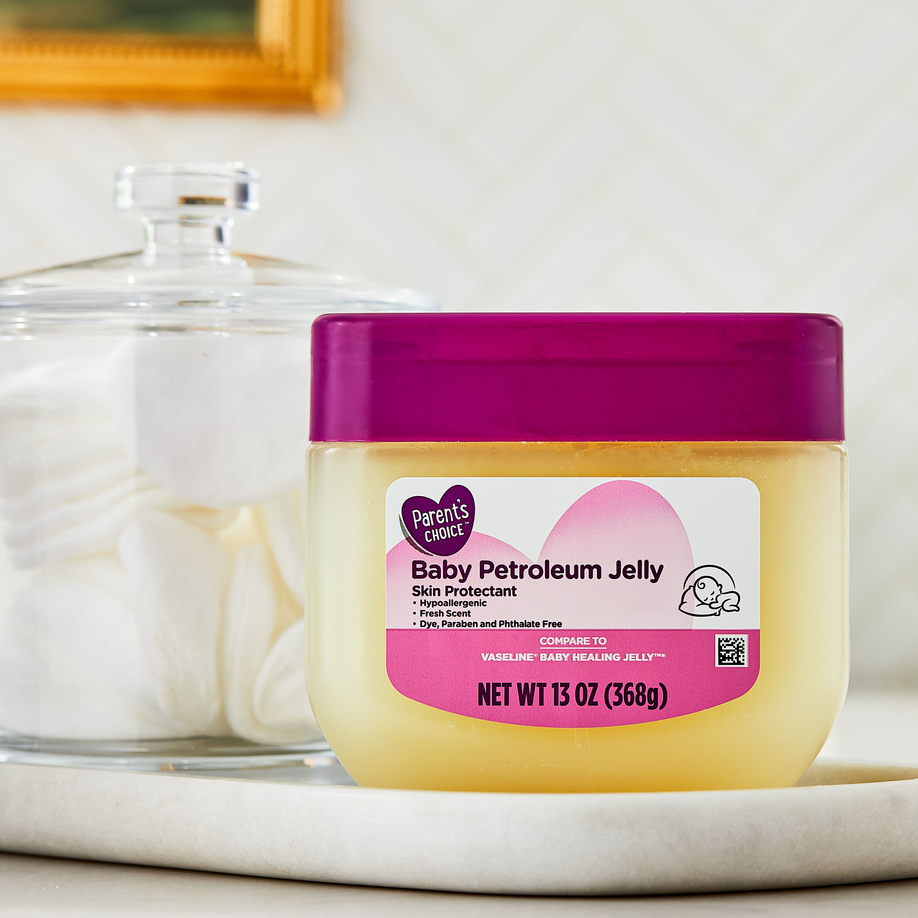 Vaselina protectora para la piel del bebé, elección de los padres, 13 oz 2