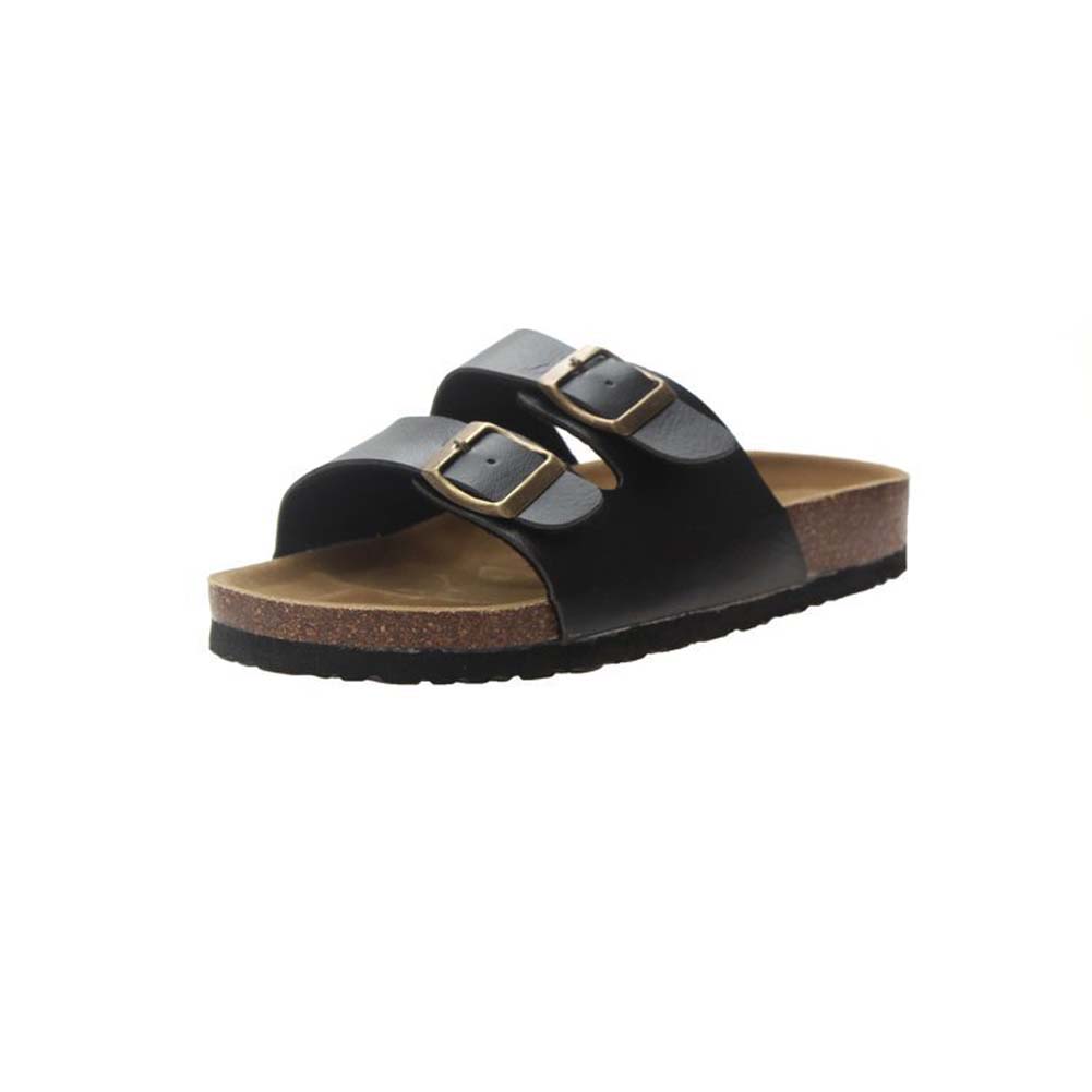 Details about  / Women Slide Sandals Platform Casual Summer Beach Slip On Buckle Slippers Shoes