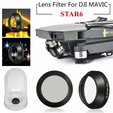 99.5% VLT Utral-thin spare parts HD Glass Lens Filter Cap Cover STAR6 for DJI Mavic PRO RC Drone Camera Spare Parts