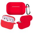thumbnail image 2 of jesticaly Case For 2019 Wireless Charging Case Silicone Protective Cover red, 2 of 6
