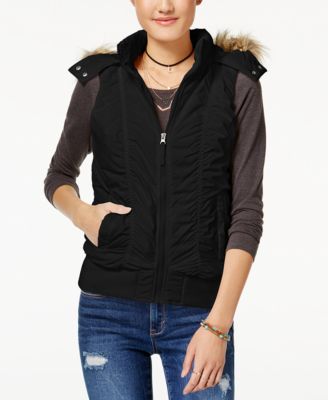 American Rag Juniors Hooded Puffer Vest 