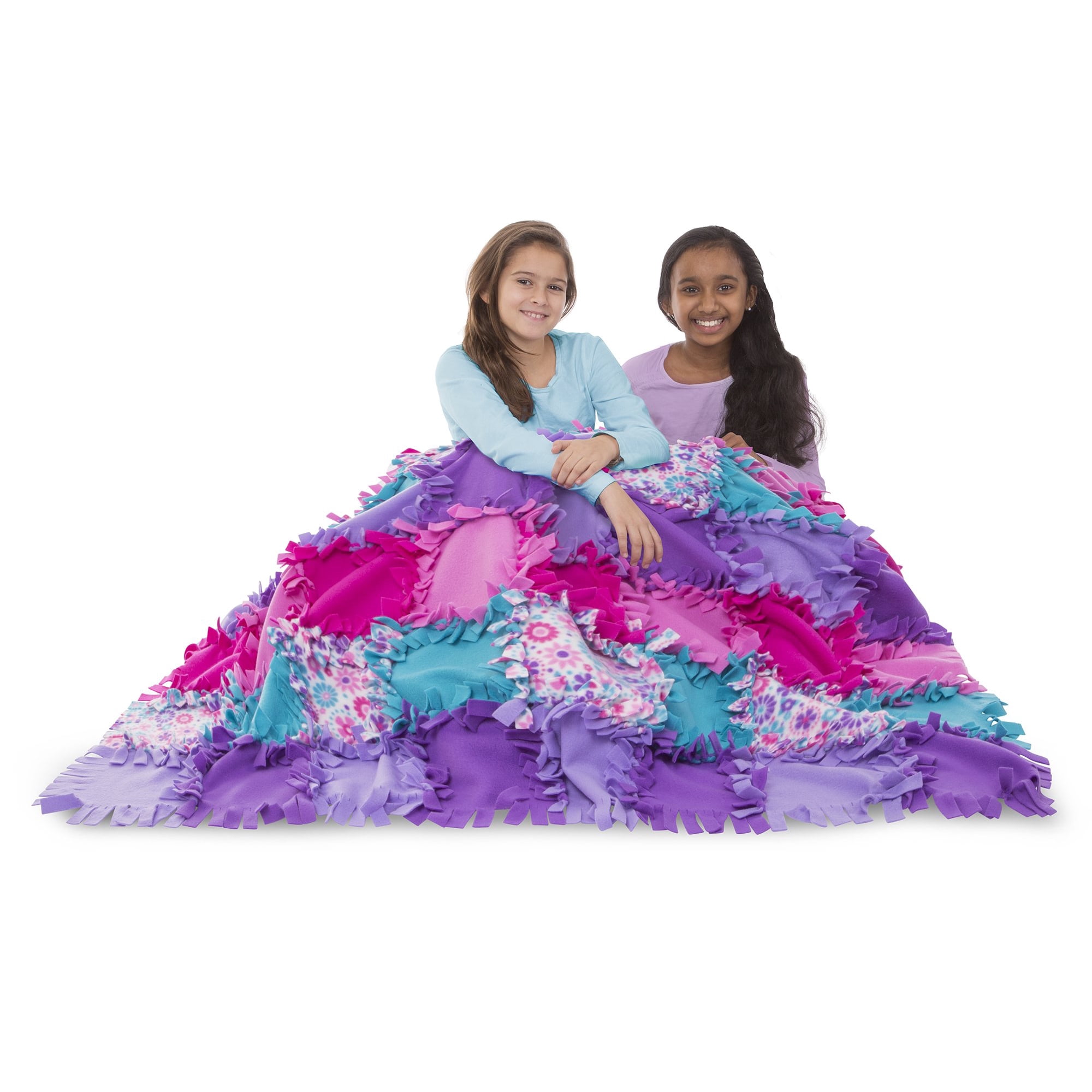 Melissa Doug Created by Me Flower Fleece Quilt