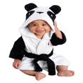 thumbnail image 3 of Kid Pyjama Robe à Capuche en Molleton Cardigan Robe de Bain, 3 of 6