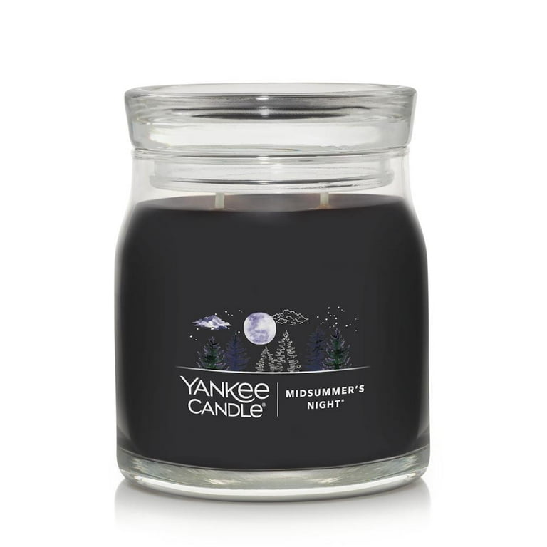 キャンドル Yankee Candle MidSummer's NightSignature Yankee Candle Signature Medium 2-Wick Candle, MidSummer's Night