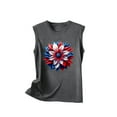 thumbnail image 5 of Aboser Womens 4th of July Graphic Tank Tops Red White and Blue Patriotic Shirt Memorial Day Tee Top Casual Sleeveless Basic Shirts July 4th USA Flag T-shirt, 5 of 6
