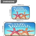 thumbnail image 2 of SKYSONIC Hello Summer Kitchen Mats and Rugs Funny Sunglasses Starfish Floor Runner Area Rug Washable Carpet Perfect for Living Room Bedroom Entryway,19.7"x27.6"+19.7"x47.2", 2 of 7