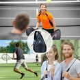 thumbnail image 7 of Pickleball Bag Sling Bag Pickleball Backpack Sports for Women and Men Adjustable Tennis Bag for Pickleball Paddle with Fence Hook,Water Bottle Holder(Black), 7 of 7