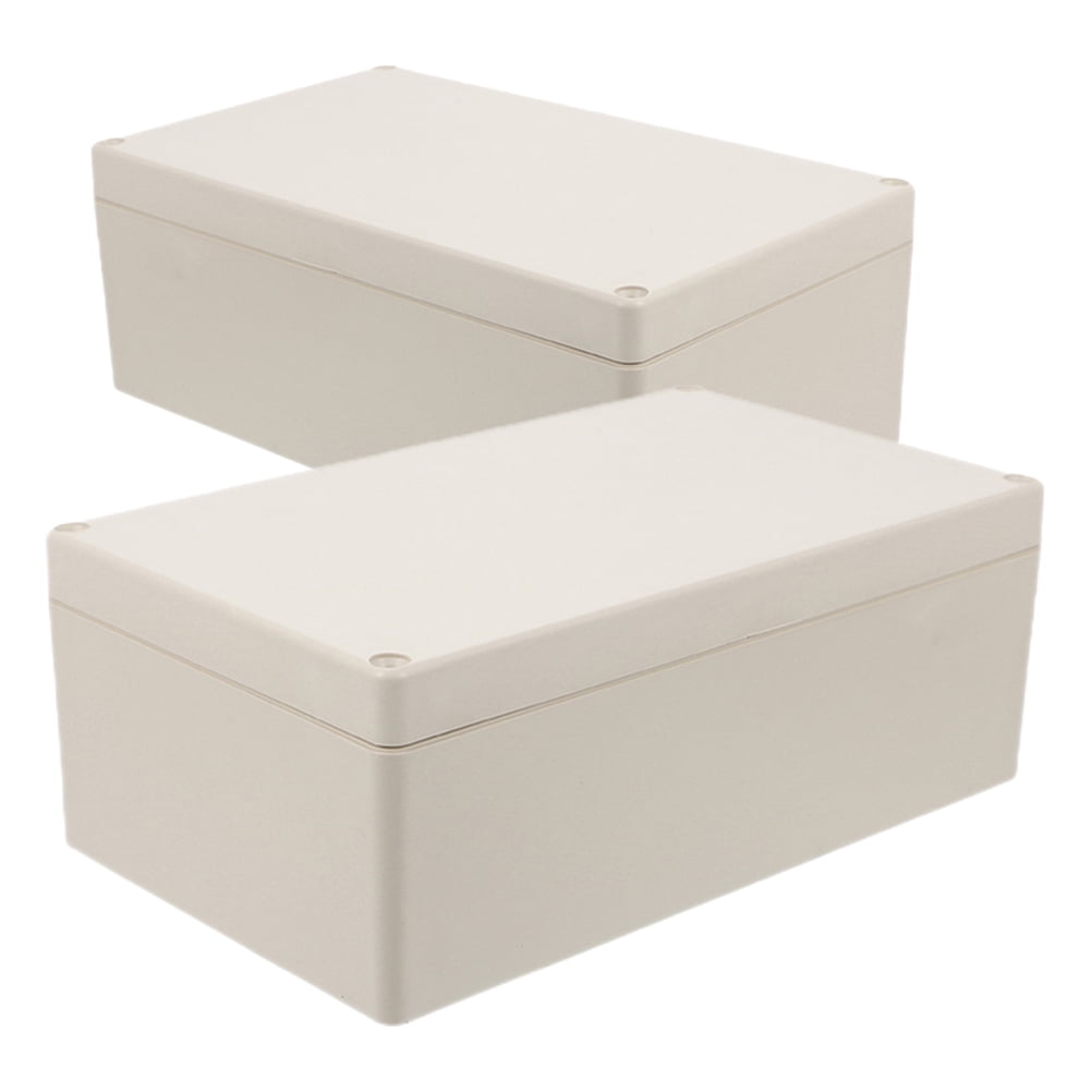 GOOHOCHY 2 Pcs Outdoors Waterproof Junction Box 20.00X12.00X7.50CM