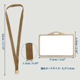 thumbnail image 5 of Unique Bargains Lanyards for ID Badges Holder with Strap, Durable Card Holder Gold, 5 of 6