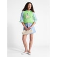 thumbnail image 3 of Free Assembly Women's and Women's Plus Graphic Sweater Shell, Sizes XS-4X, 3 of 6
