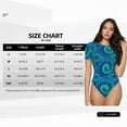 thumbnail image 3 of Goofa Snake Printed Women Rash Guard Short Sleeve,Tummy control Swimsuit Surfing Swimsuit Bathing Suit One Piece Swimsuit UPF 50-XX-Large, 3 of 9