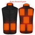 thumbnail image 3 of Chaleco calefactor de talla grande para S-6XL, chaleco calefactable de 2/4/8/9 zonas, chaqueta calefactora por Usb para hombre y mujer, ropa térmica, chaleco de caza con calefacción de invierno, 3 of 5