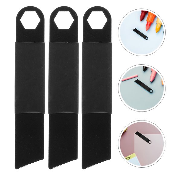 WEAVILUX 15-Piece Black Stainless Steel Emergency Survival Scraper Tool Set for Camping and Outdoor Adventures