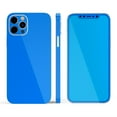 thumbnail image 3 of DesignSkinz Solid Blue Full-Body Skin Decal Wrap Cover for iPhone 14, 3 of 9