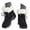 Black, variant on Leozcaa Women's Winter Snow Boots Waterproof Warm Duck Boots Outdoor Non Slip Warm Cozy Mid Calf Boots
