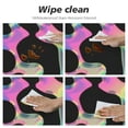 thumbnail image 4 of PIKWEEK  Neon Leopard Print Fitted Round Tablecloth with Elastic Edge Waterproof Table Cover Leopard Skin Table Cloths Modern Tables Decoration for Dining Table,Picnic,Party, 4 of 7