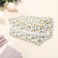 thumbnail image 2 of Unique Bargains 1Pc Women Portable Little Flower Pattern Storage Makeup Bag Yellow, 2 of 4