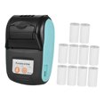thumbnail image 1 of Tomshine PT-210 Portable Thermal Printer Handheld 58mm Receipt Printer for Retail Stores Restaurants Factories Logistics, 10 Paper Rolls, 1 of 9