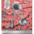 thumbnail image 1 of Soimoi Cotton Poplin Fabric Sunflower & Jar Vintage Printed Fabric 1 Yard 42 Inch Wide, 1 of 1