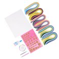 thumbnail image 2 of Kits De Filigrana De Papel, Herramienta De Filigrana Ranurada Hecha A Mano Habilidad Práctica Colores Brillantes Papel De Color Para Adultos Para Estudiantes ANGGREK JD1211, 2 of 8