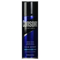 Consort For Men Hair Spray Aerosol Unscented Extra Hold 8.30 oz