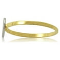 thumbnail image 2 of LoveBling 10k Yellow Gold Two-Tone Ladies Alphabet Initial Ring (C, Size 8.5), 2 of 5