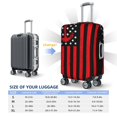 thumbnail image 6 of Balery Luggage Cover Nautical American Flag Print Suitcase Covers for Luggage Elastic Washable Suitcase Protector Fits 18-32 Inch Luggage-Medium, 6 of 9