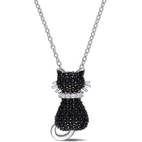 Everly Women's Created Spinel and Created Sapphire Sterling Silver Necklace
