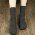 thumbnail image 2 of Men's Merino wool socks extra thick warm hiking winter warm boots heavy soft, 2 of 5