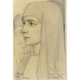 thumbnail image 2 of Jan Toorop 17x24 Gold Ornate Framed and Double Matted Museum Art Print Titled - Portrait of Treesje Westermann, Mother Therese Huf Van Bethania (1927), 2 of 4