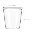 thumbnail image 4 of LNGOOR Disposable Wineglass 100 Pcs Cups for Drinking Whiskey Glasses Clear Plastic Margarita, 4 of 6