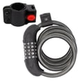 thumbnail image 3 of GOOHOCHY High Security 5 Combination Steel Wire Bike Lock for AntiTheft Use 4.92 Feet, 3 of 8