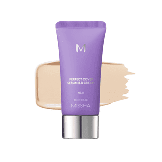 BB Cream Missha M Perfect Cover SPF42 - Teinte #25 Warm Beige, Corée