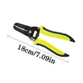 thumbnail image 3 of Vikakiooze Professional Wire Cable Striper, Wire Cutter Stripper Crimper Pliers Terminal Electrical Tool (Yellow), 3 of 9