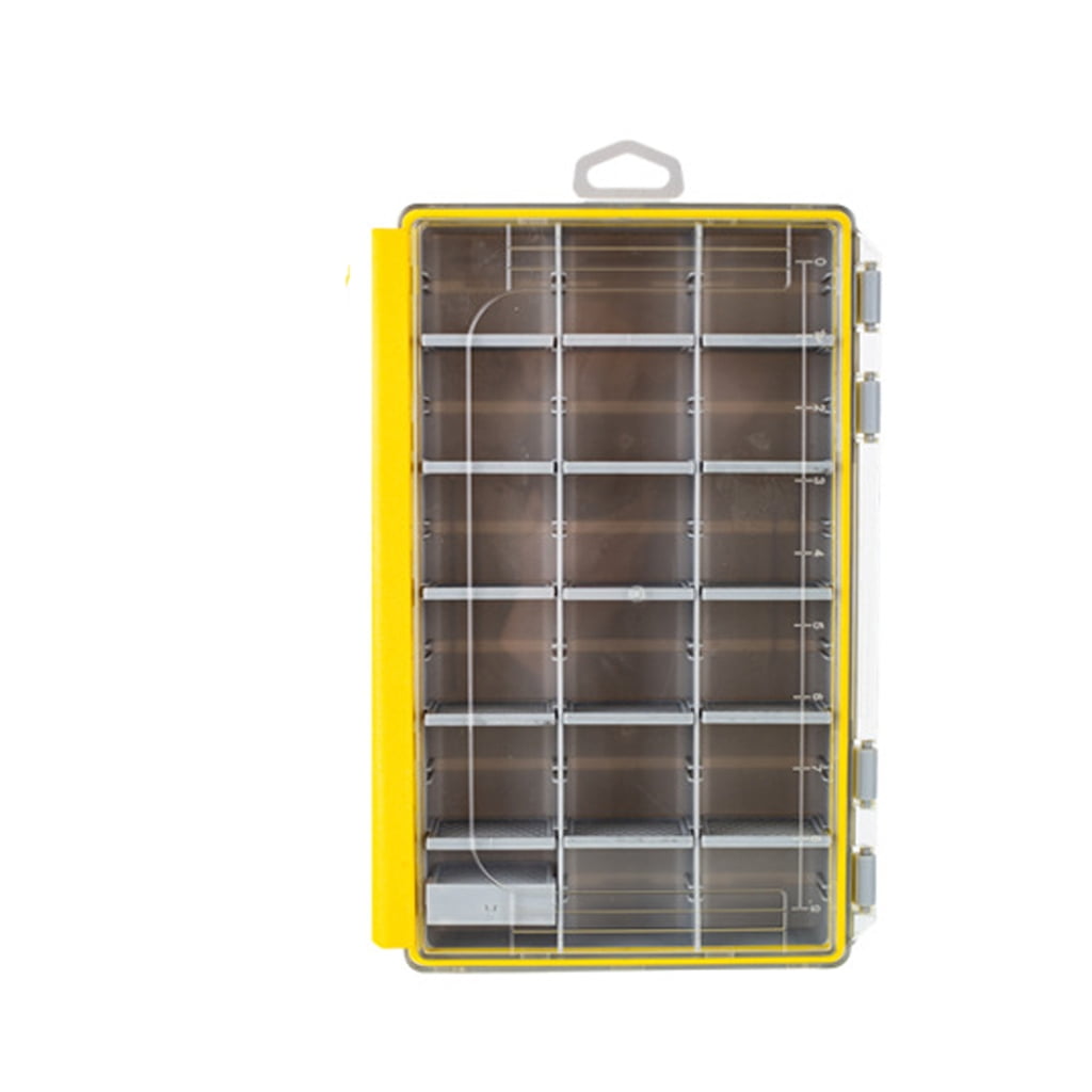Lure Storage Box Waterproof Organizers Fishing Tackle Box Portable Storage Tray Clear Lid Tray Box Baits Separator