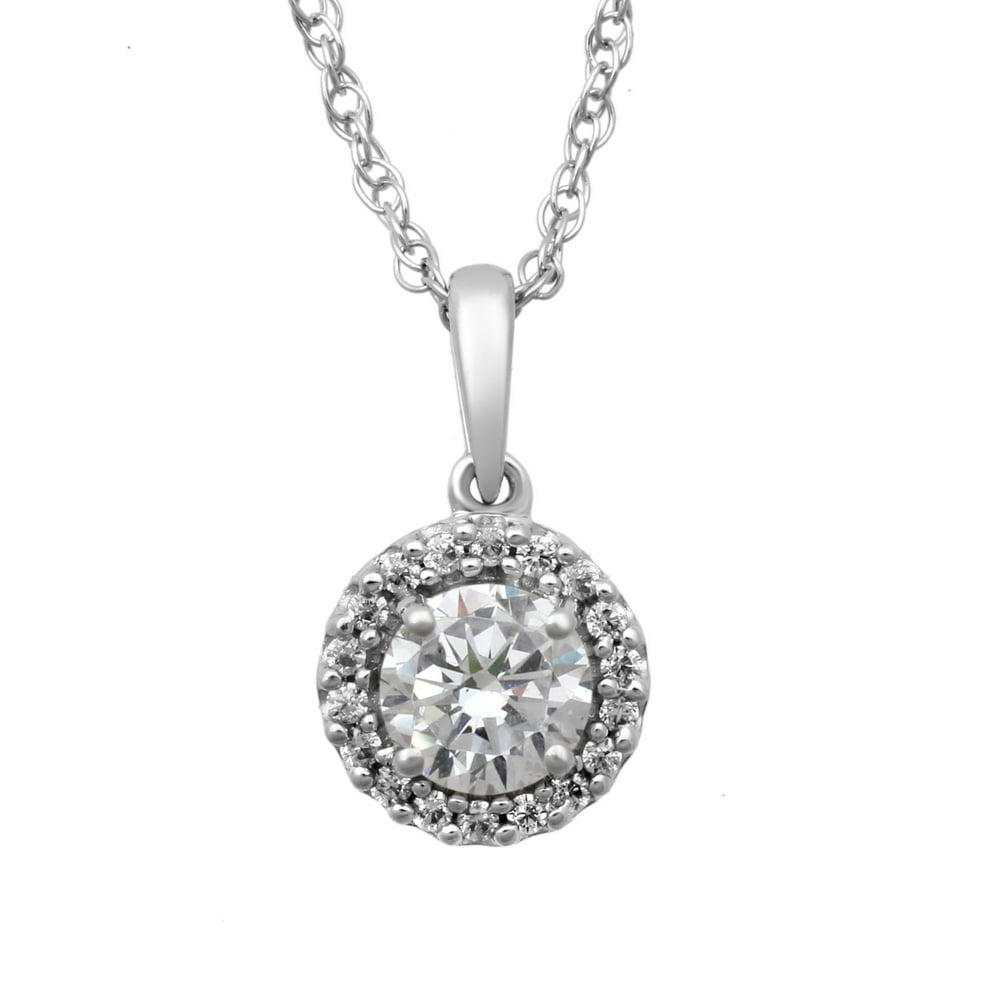 Brilliance Fine Jewelry Genuine Simulated Diamonds and White CZ