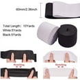 thumbnail image 3 of 10Yards 2.36Inch Wide Elastic Band Heavy Stretch High Elasticity Knit for Sewing, 3 of 9