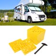 thumbnail image 1 of Blocs de Nivellement Robustes, 10 Pcs Blocs de Nivellement Durables avec Sac de Rangement pour Nivellement Roues Simples et Doubles, 1 of 8