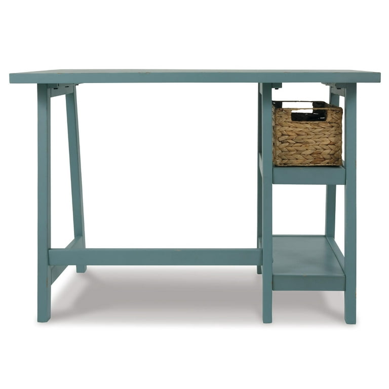 Signature Design by Ashley Casual Mirimyn 42 Home Office Desk Teal Walmart