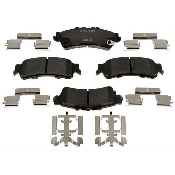 Rear Brake Pad Set - Compatible with 1999 - 2006 GMC Sierra 1500 2000 2001 2002 2003 2004 2005
