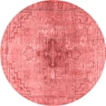 thumbnail image 1 of Ahgly Company Indoor Round Persian Red Traditional Area Rugs, 5' Round, 1 of 4