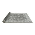 thumbnail image 2 of Ahgly Company Indoor Round Abstract Gray Modern Area Rugs, 8' Round, 2 of 4